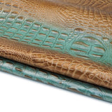 665-1510.SLC.2.jpg Italian Hornback Embossed Side - Turquoise Copper Image