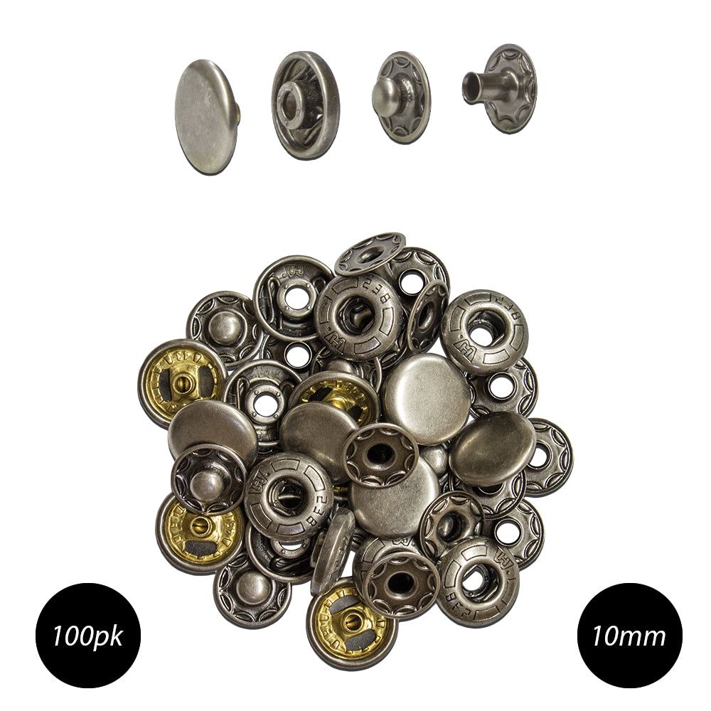 SPRS.10mm.Antique Nickel.100pk.01.jpg Spring Snaps Image