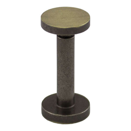 020-802203.SLC.jpg 5/8" Flat Screw Post - Antique Solid Brass 10pk Image