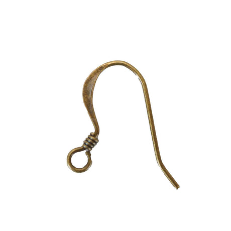 45-61.SLC.01.jpg French Hook Earwire - Antique Gold Plate 6pk Image
