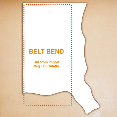 864-111.SLC.2.jpg Import Veg Tan Belt Bend 9/10 oz. Image