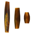 205-114.SLC.jpg 1 ½" Hair Pipe Beads - Amber 50pk Image