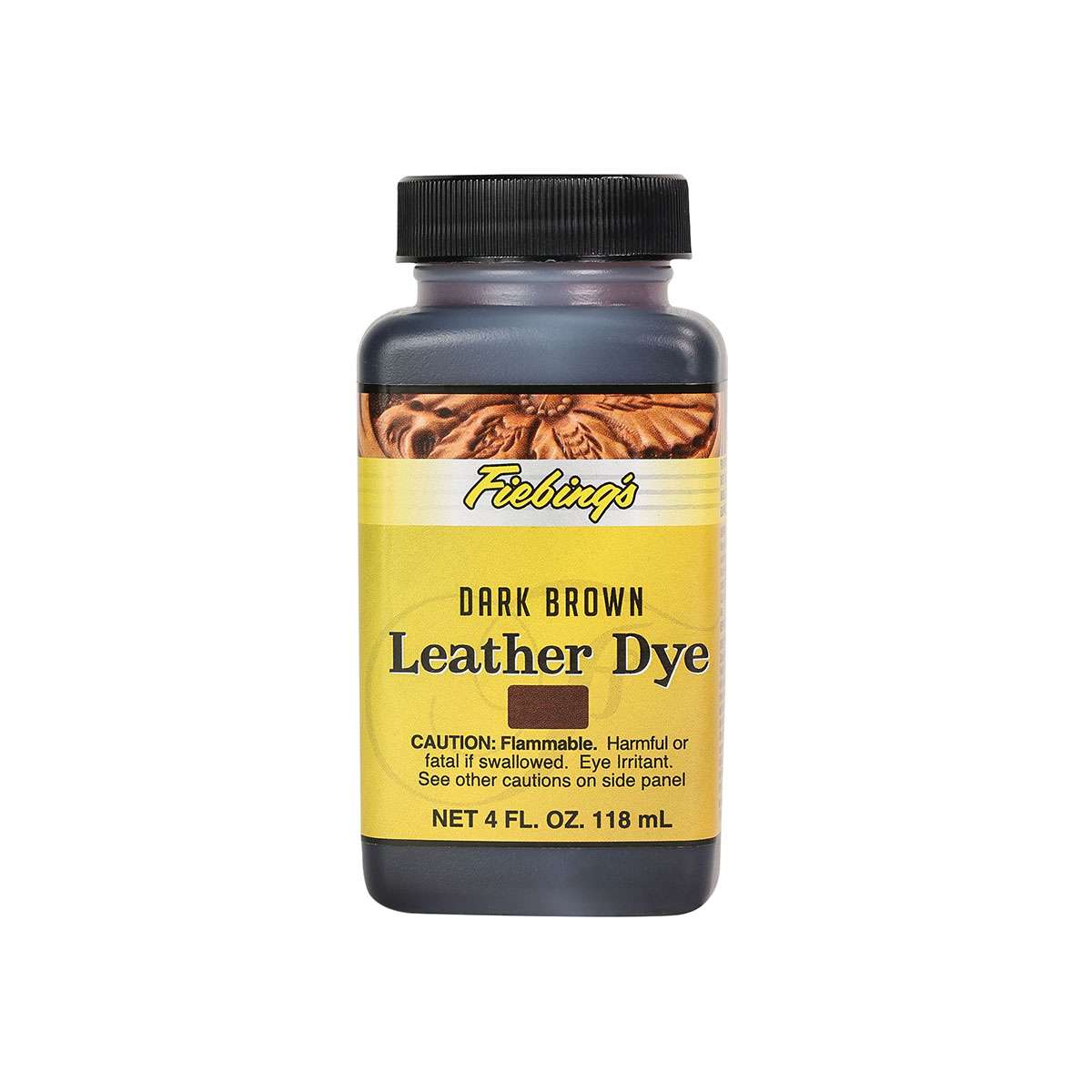 34-210003.SLC.01.jpg Fiebings Leather Dye - Dark Brown 4oz Image