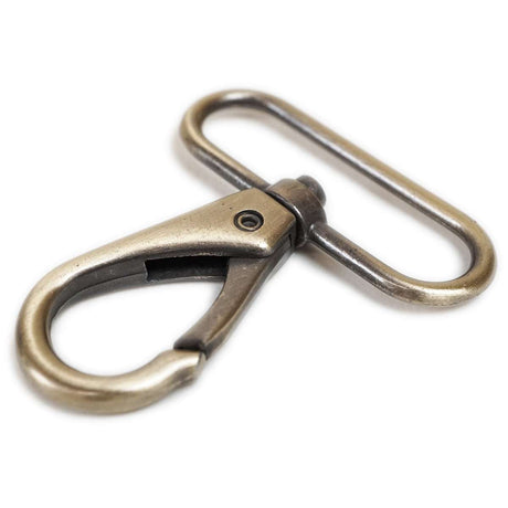 020-800835.SLC.2.jpg 1 1/2" Push Gate Swivel Snap - Antique Brass Image
