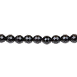 222-4162.SLC.1.jpg 10mm Firepolish Strand - Jet Image