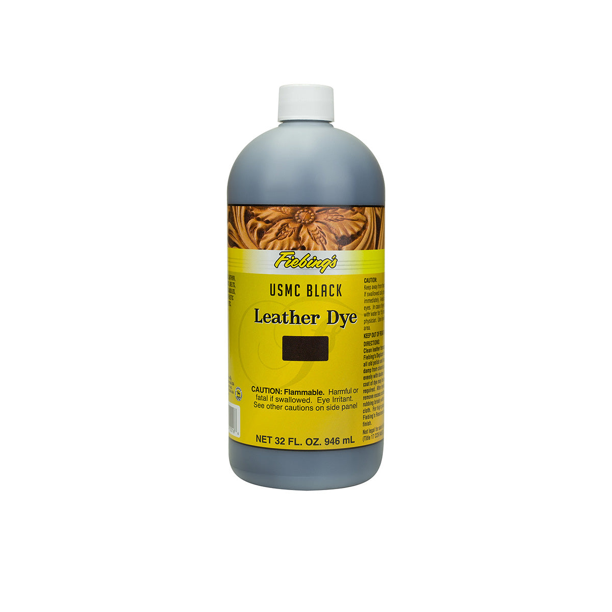 34-210101.SLC.01.jpg Fiebings Leather Dye - USMC Black 32oz Image