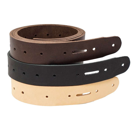 100-211.SLC.4.jpg Single Hole Belt Blank - Hermann Oak Natural Image
