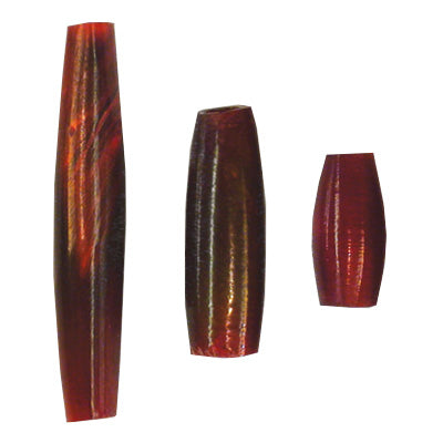 205-110.SLC.jpg 1" Hair Pipe Beads - Red 50pk Image