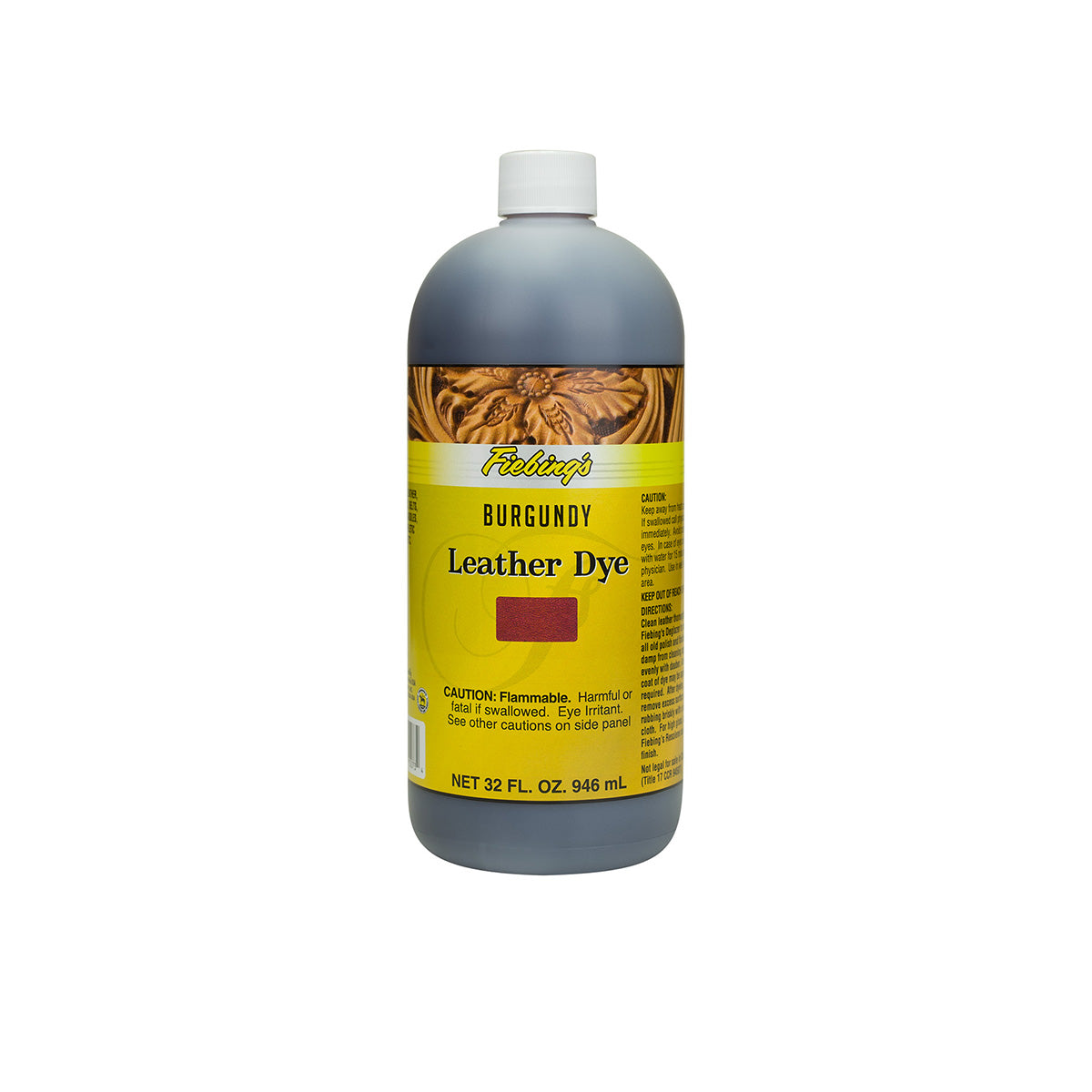 34-210125.SLC.01.jpg Fiebings Leather Dye - Burgundy 32oz Image
