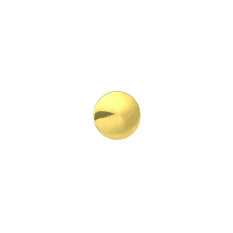 SDC.Solid Brass.¾.01.jpg Smooth Domed Concho Image